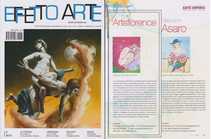 effetto arte - magazine international art contemporain parle de artsflorence